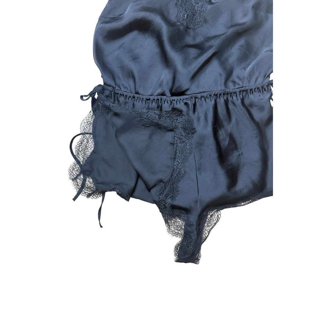 Victorias Secret Black Satin and Lace Romper Small - Picture 4 of 5